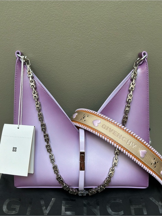 Givenchy Handbags - Givenchy Mauve Small Cut Out Bag